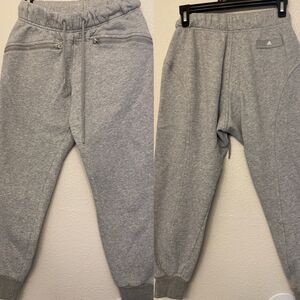 Adidas X Stella McCartney Sweat pants gray lounge wear organic cotton blend XS